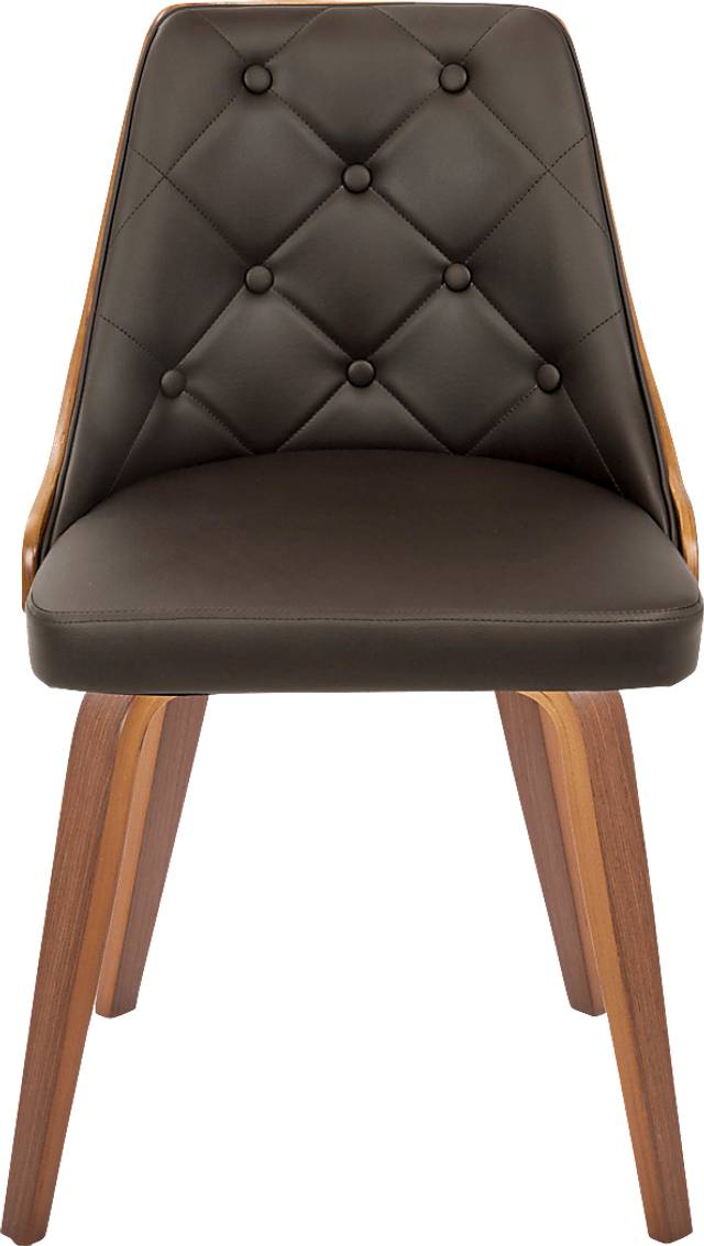 Renior Brown Dining Chair, Set of 2 - Thumbnail - Image 5