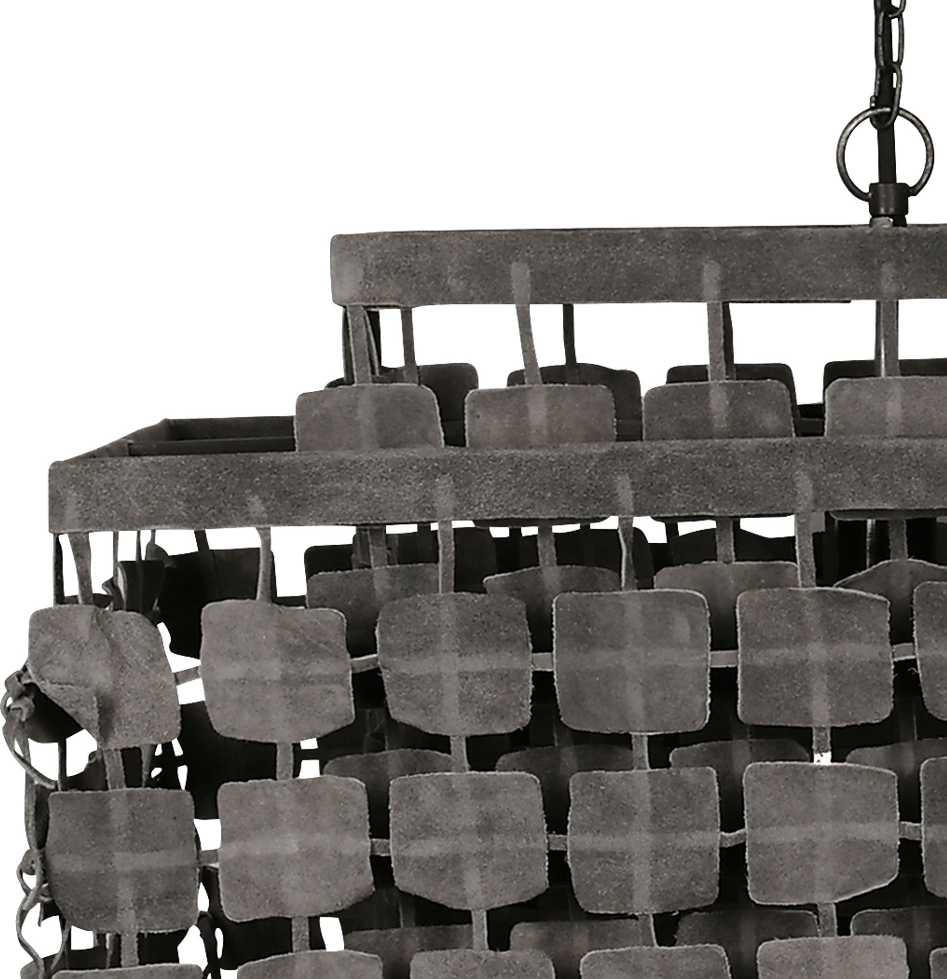 Reniston Large Gray Chandelier - Image 3