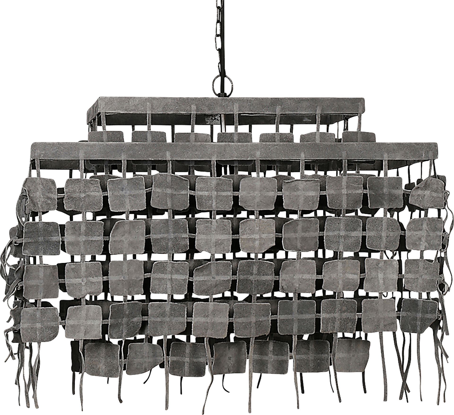 Reniston Large Gray Chandelier - Image 4