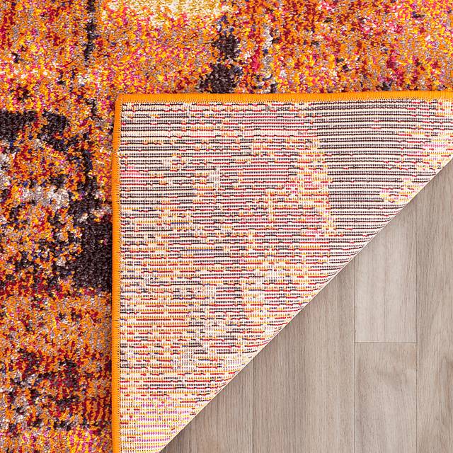 Renner Mill Orange 6'7 x 9'2 Rug - Thumbnail - Image 2