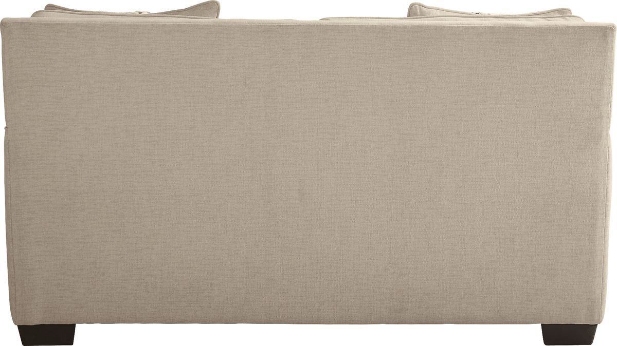 Reno Hills 7 Pc Beige Polyester Fabric Living Room Set With Sleeper ...