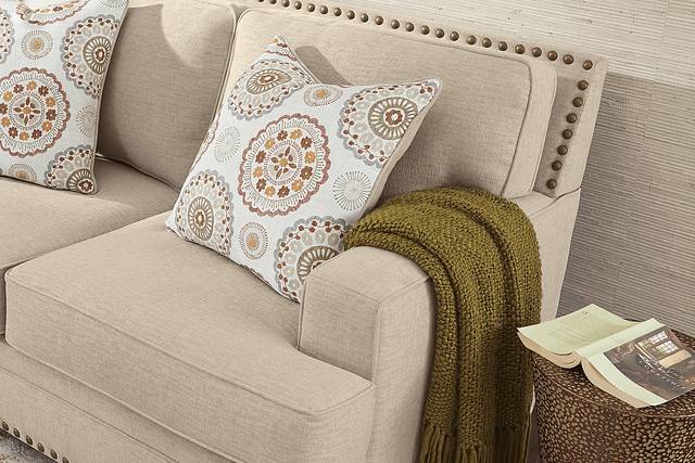 Reno Hills Beige Loveseat - Thumbnail - Image 4