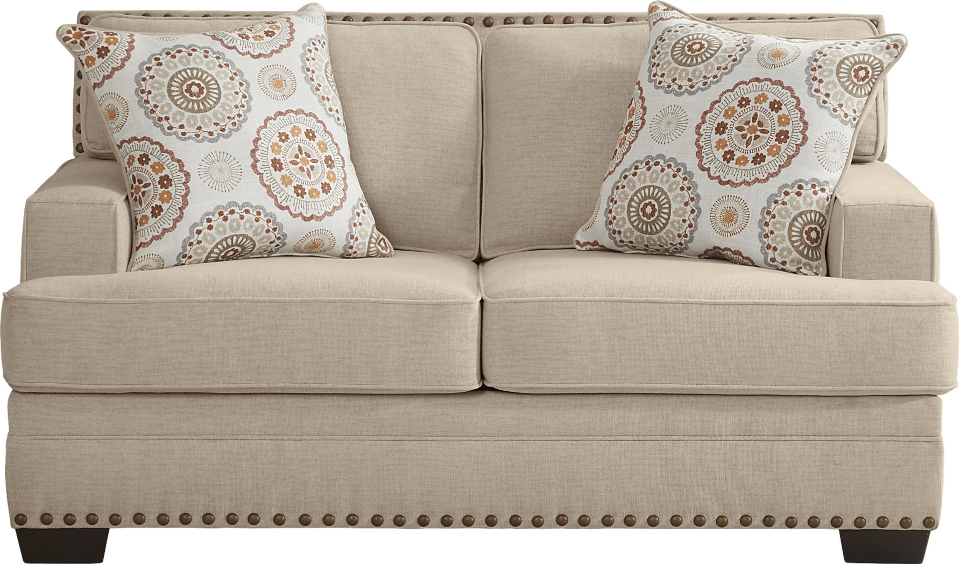 Reno Hills Beige Loveseat - Image 1