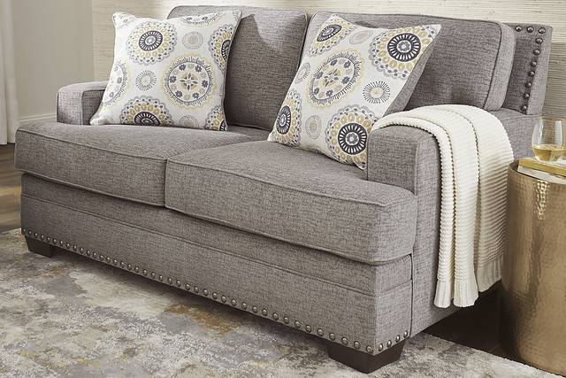 Reno Hills Gray Woven 7 Pc Living Room - Thumbnail - Image 7