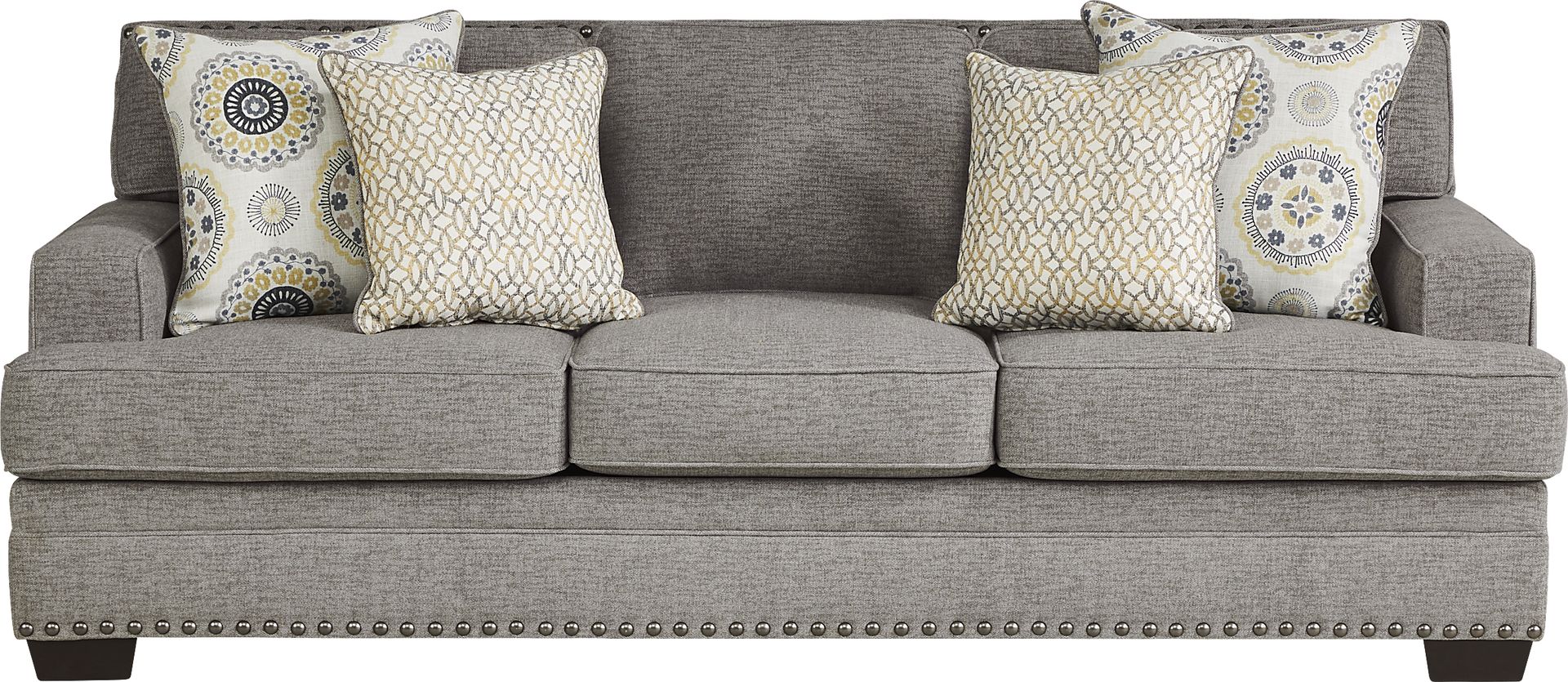 Reno Hills Gray Woven 5 Pc Living Room - Image 2
