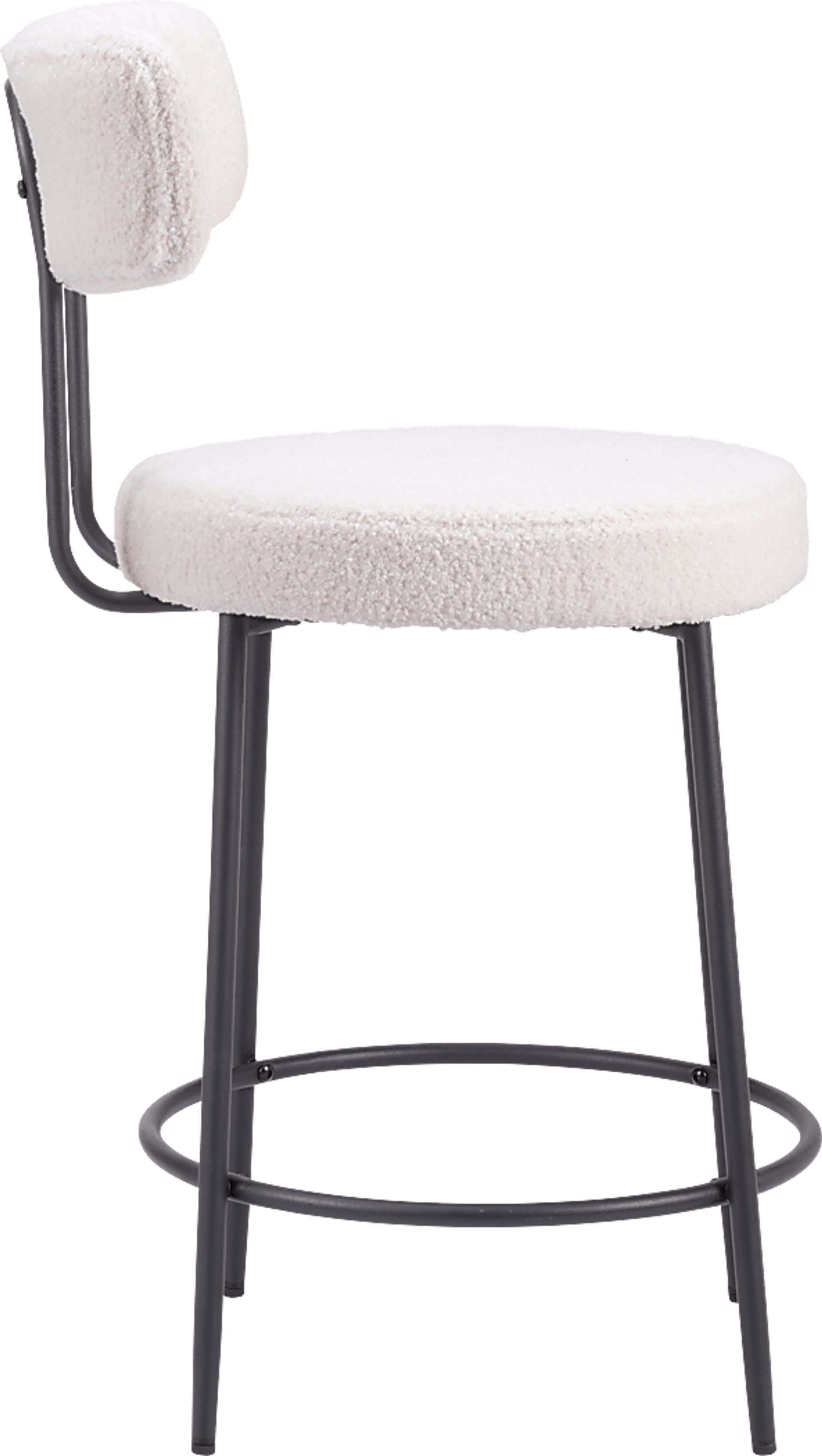 Rentz White Counter Height Stool, Set of 2 - Image 8