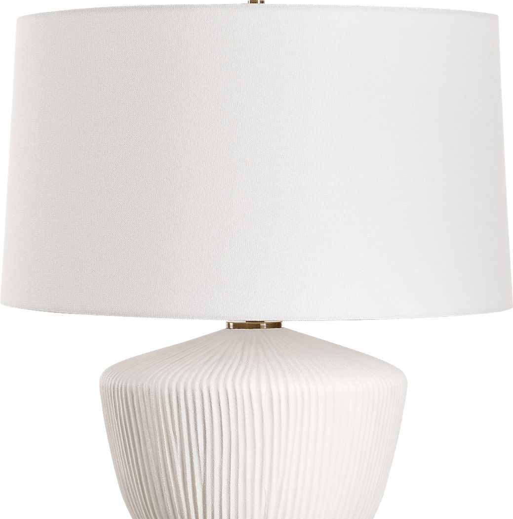 Renville Boulevard White Lamp - Thumbnail 3