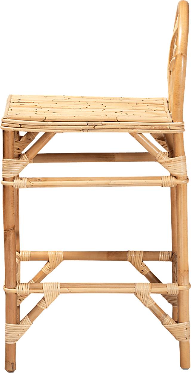 Renwick Brown Counter Height Stool - Thumbnail - Image 3
