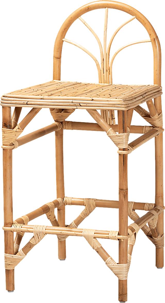 Renwick Brown Counter Height Stool - Thumbnail - Image 1