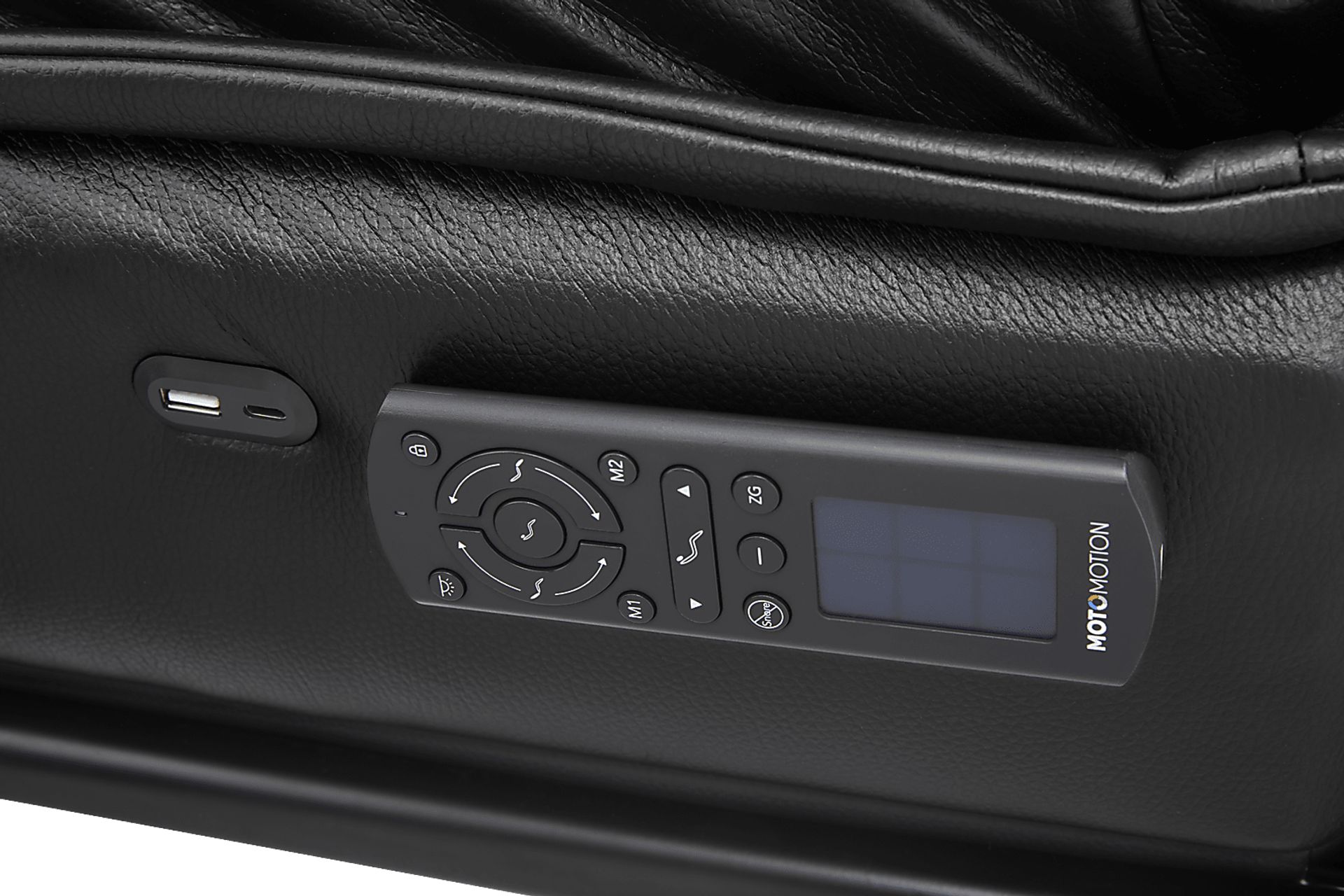 Repose Black Power Reclining Chaise - Image 5