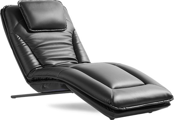 Repose Black Power Reclining Chaise