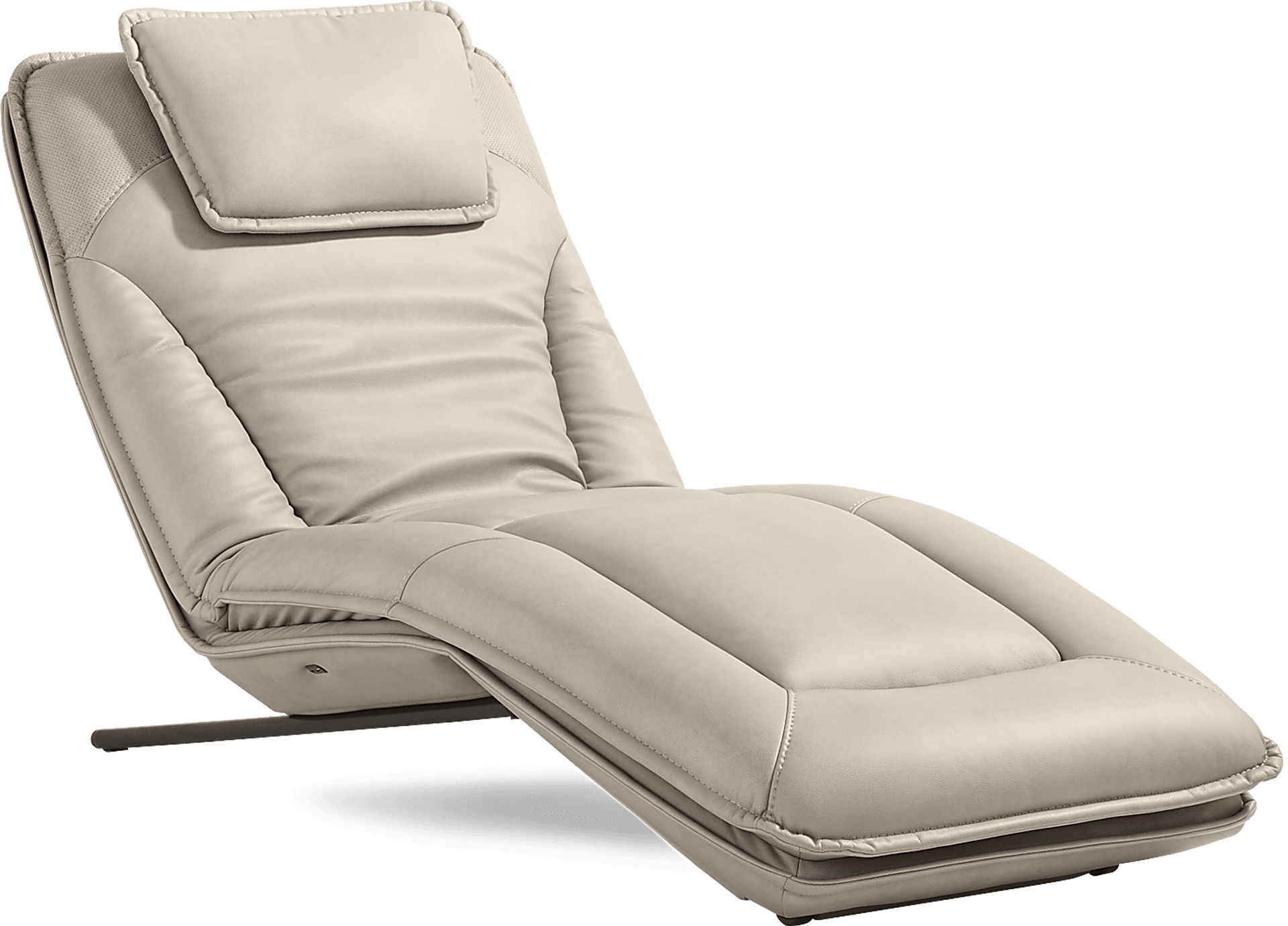 Repose Gray Power Reclining Chaise - Image 1