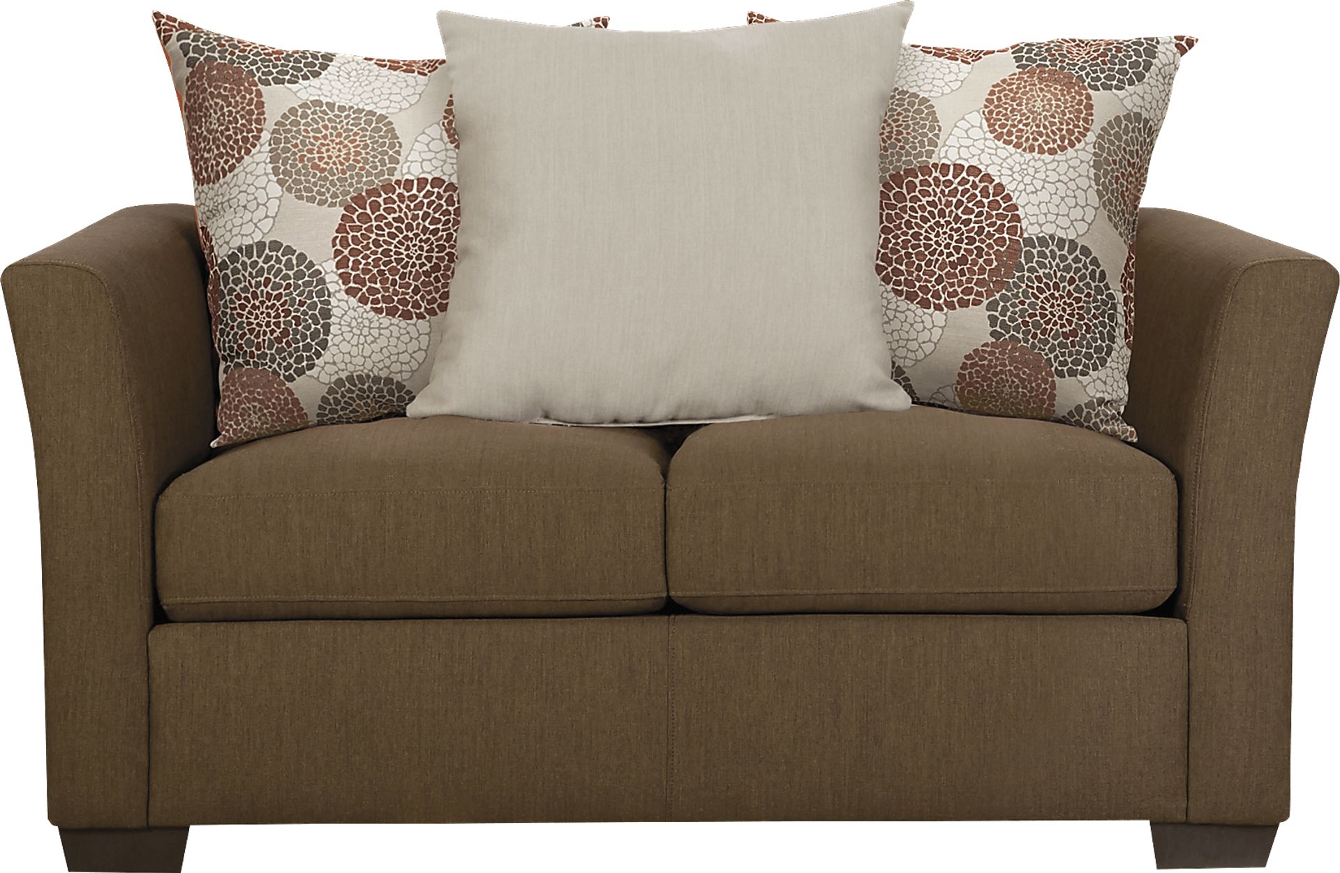 Resa Brown Loveseat - Image 1