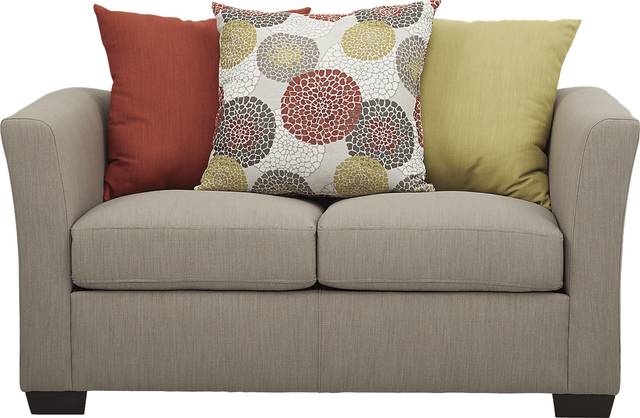 Resa Gray Loveseat - Thumbnail - Image 1