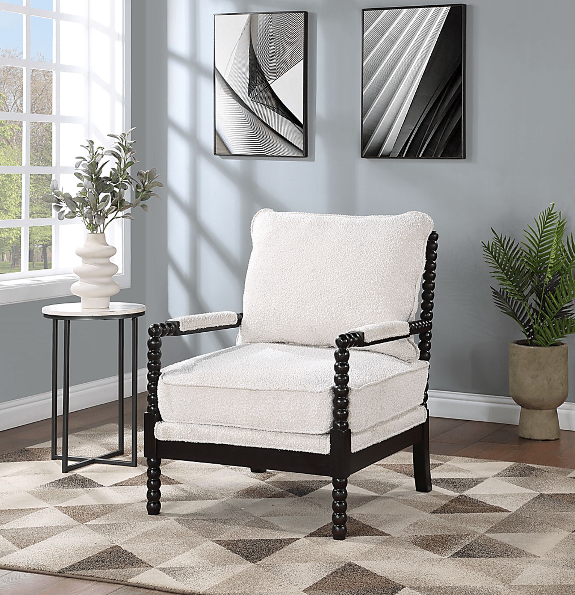 Reseda Beige Accent Chair - Image 2