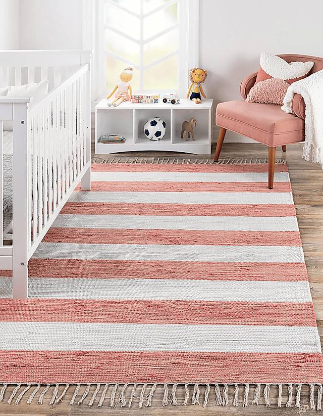 Reshay Coral 7'10 x 10' Rug - Thumbnail - Image 2