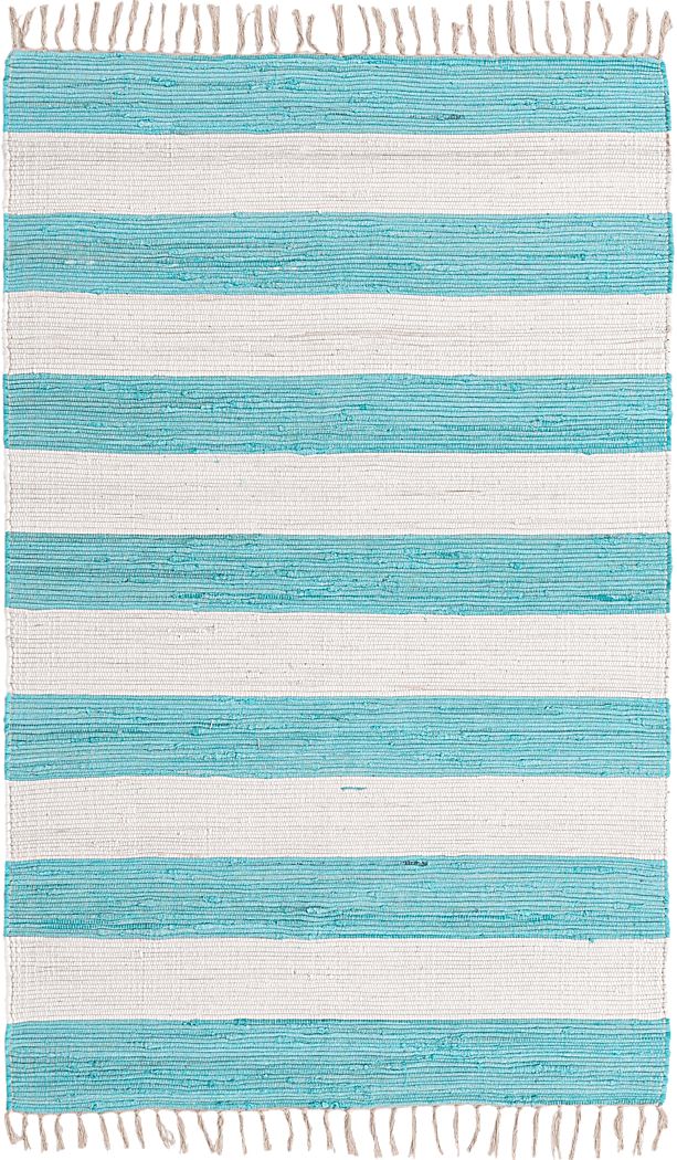 Reshay Turquoise 5'1 x 8' Rug