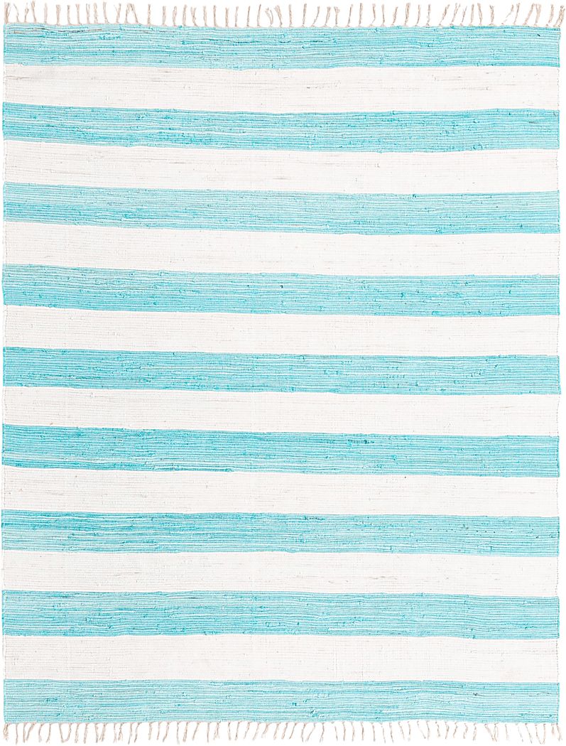 Reshay Turquoise 7'10 x 10' Rug