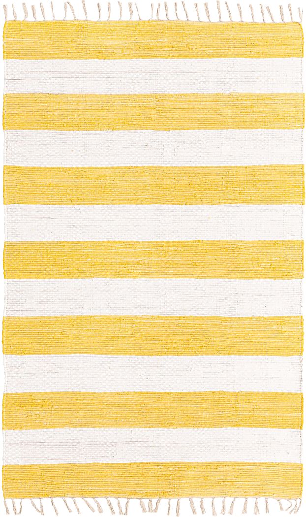 Reshay Yellow 5'1 x 8' Rug