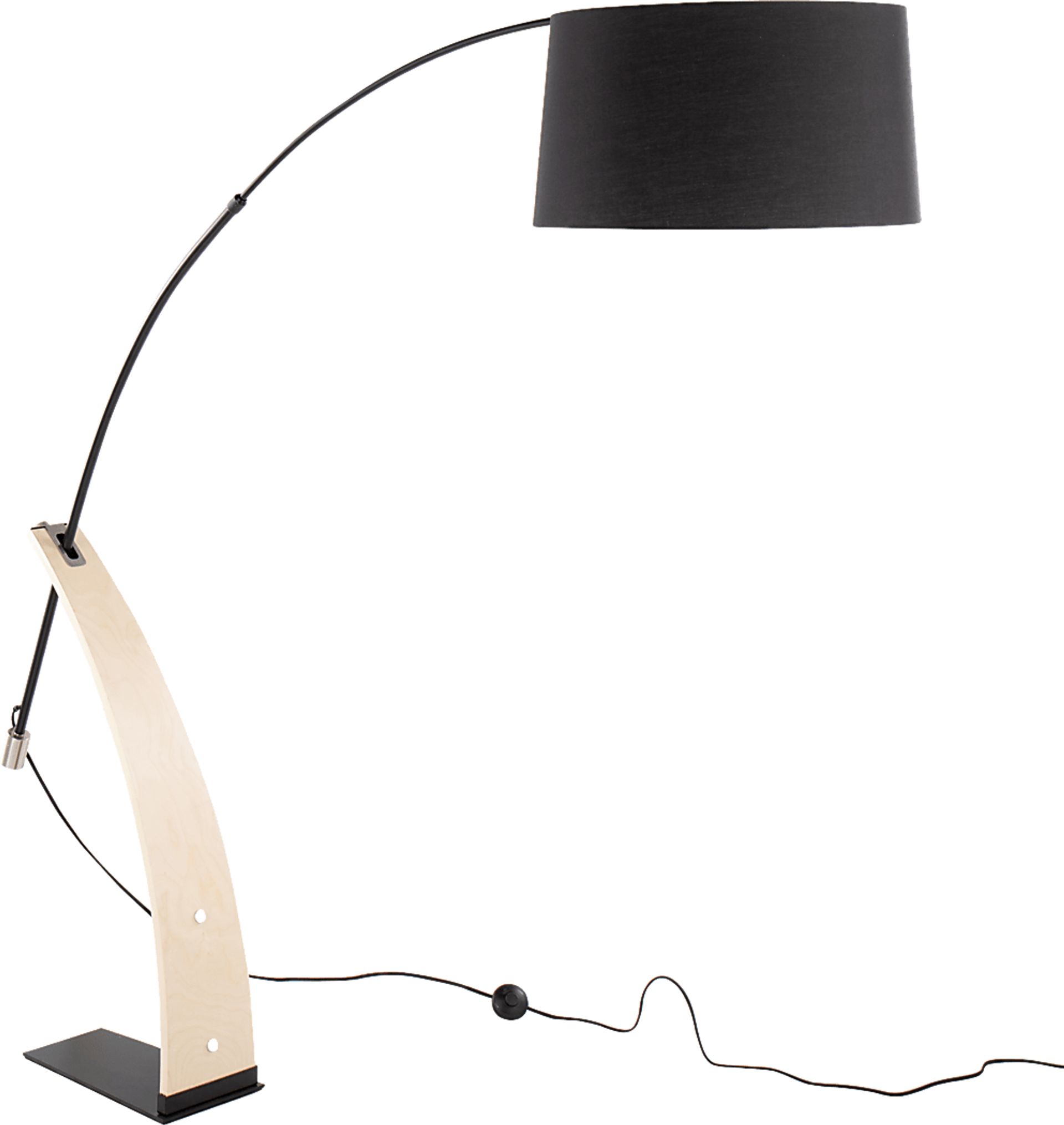 Restgate Black Floor Lamp - Image 1