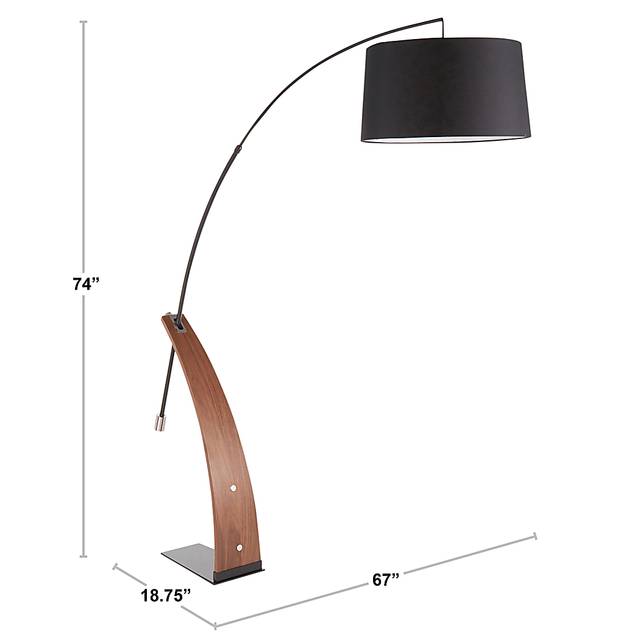 Restgate Brown Floor Lamp - Thumbnail - Image 11
