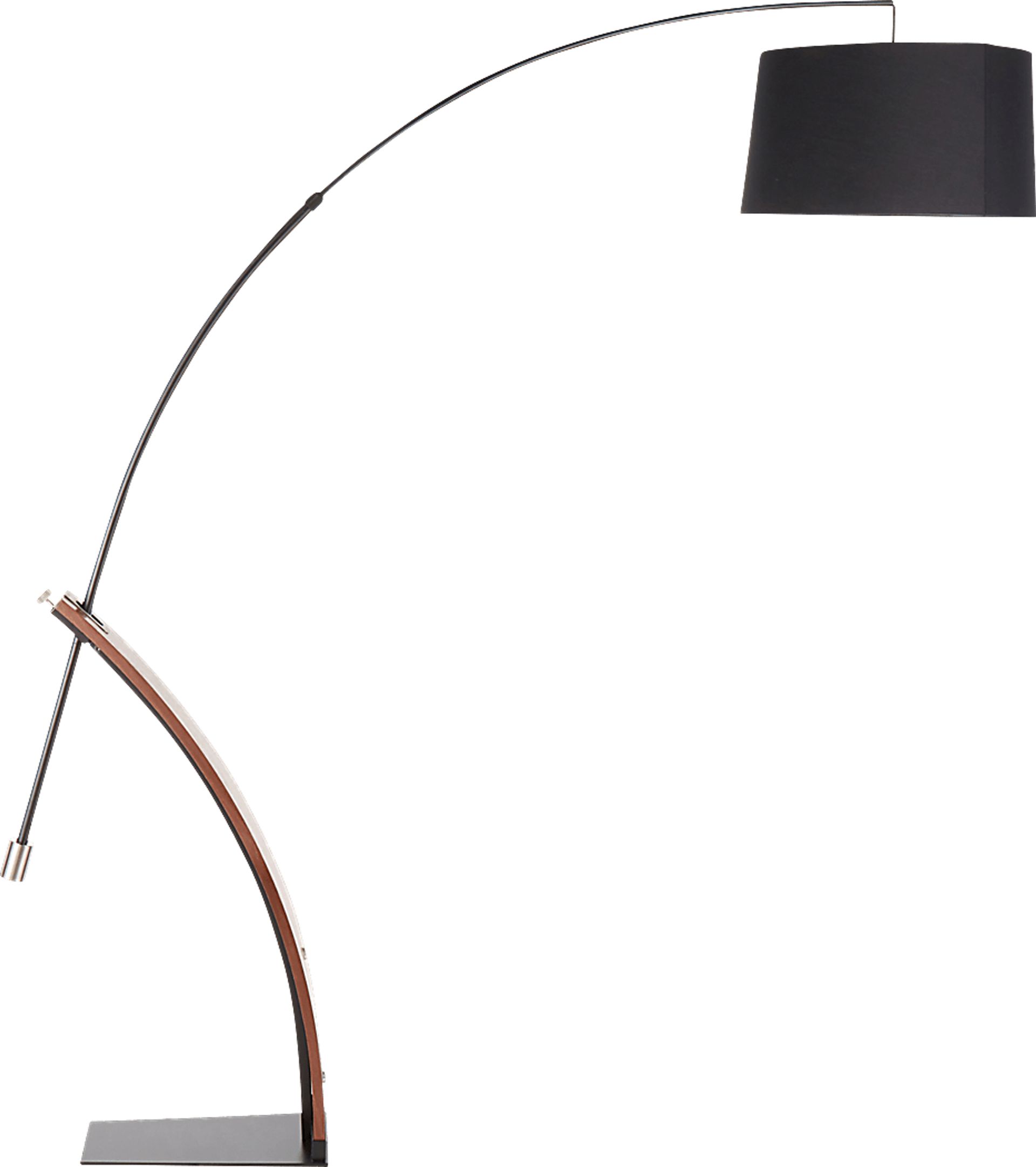 Restgate Walnut Floor Lamp - Image 3