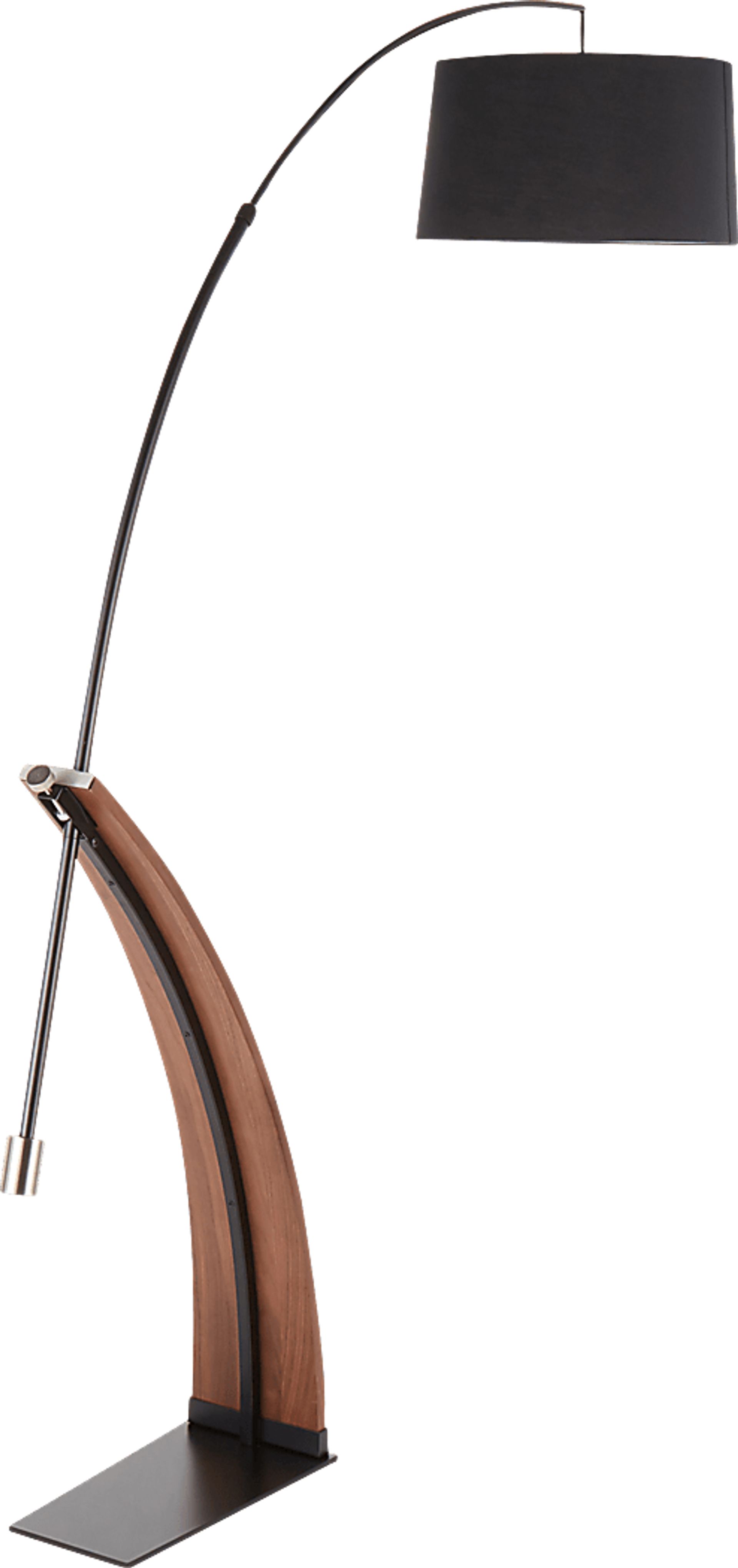 Restgate Walnut Floor Lamp - Image 4