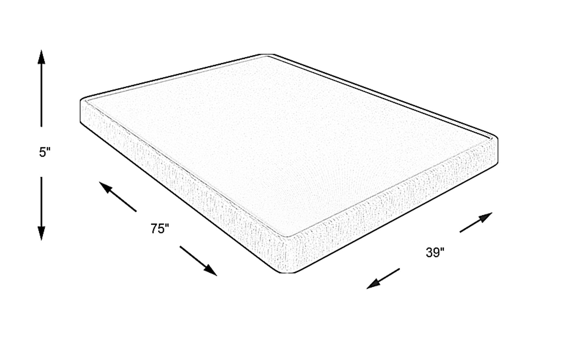 Dimension Image. Please refer to the Dimension Tab on this page for dimension details.
