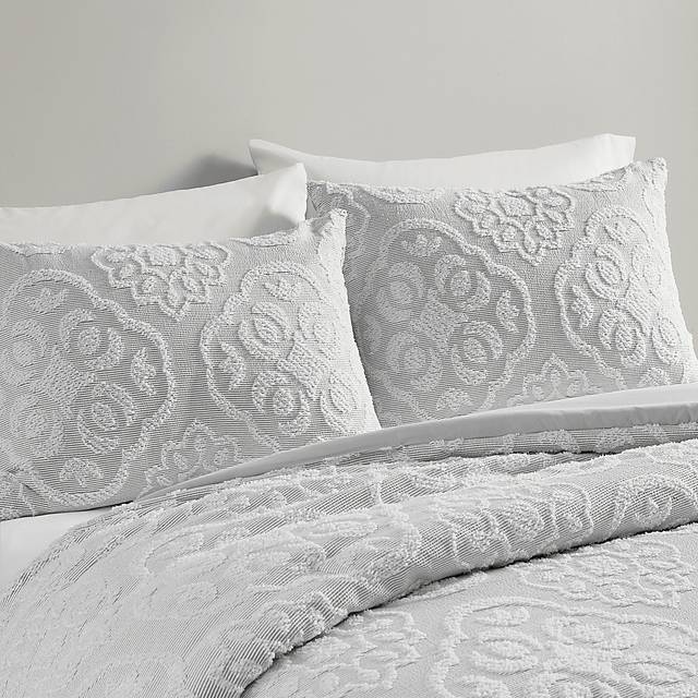 Retama Gray 3 Pc Full/Queen Comforter Set - Thumbnail - Image 4
