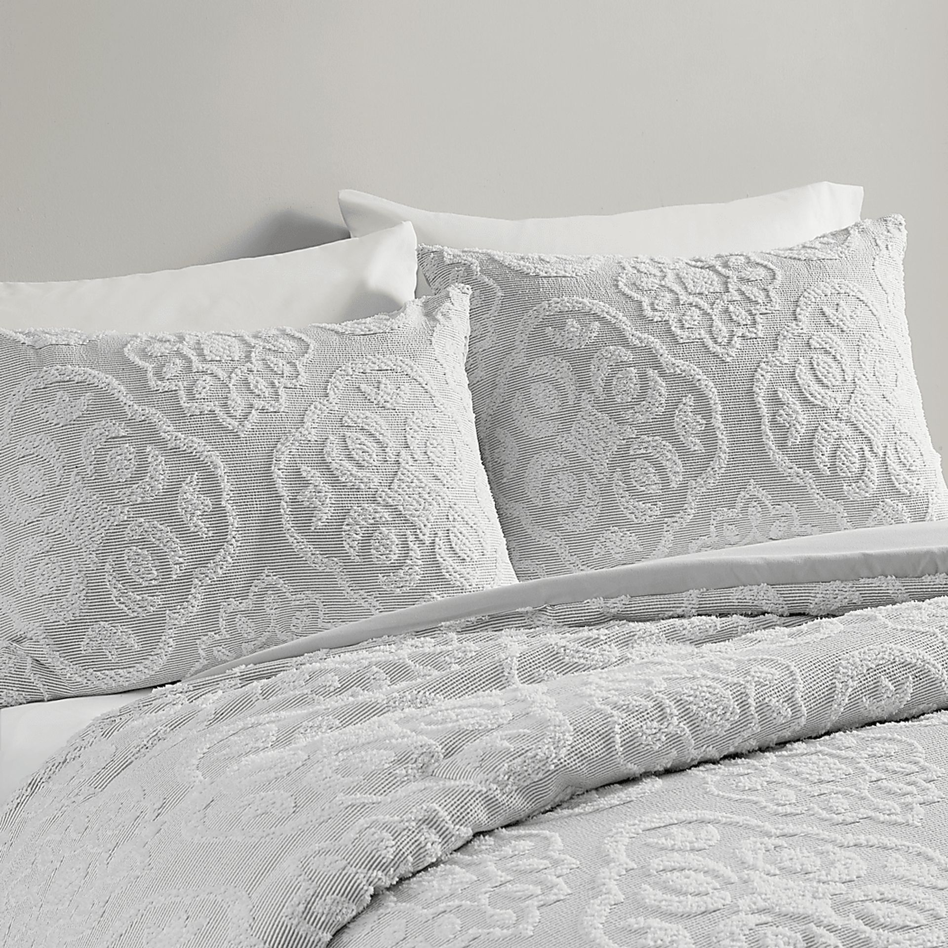 Retama Gray 3 Pc Full/Queen Comforter Set - Image 4