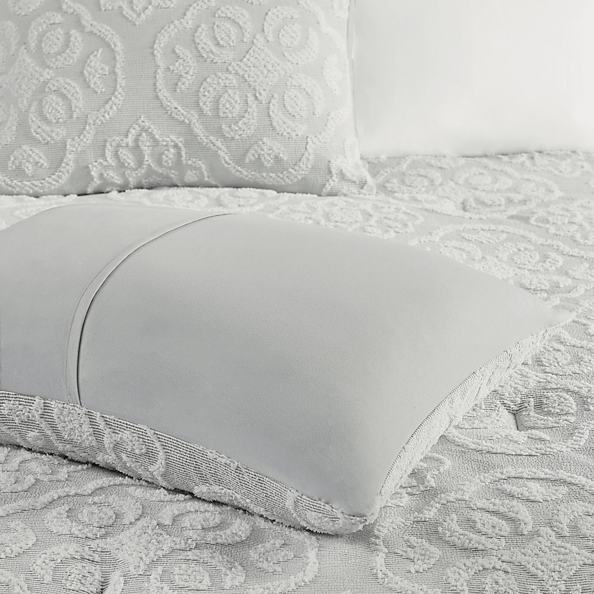 Retama Gray 3 Pc Full/Queen Comforter Set - Image 9