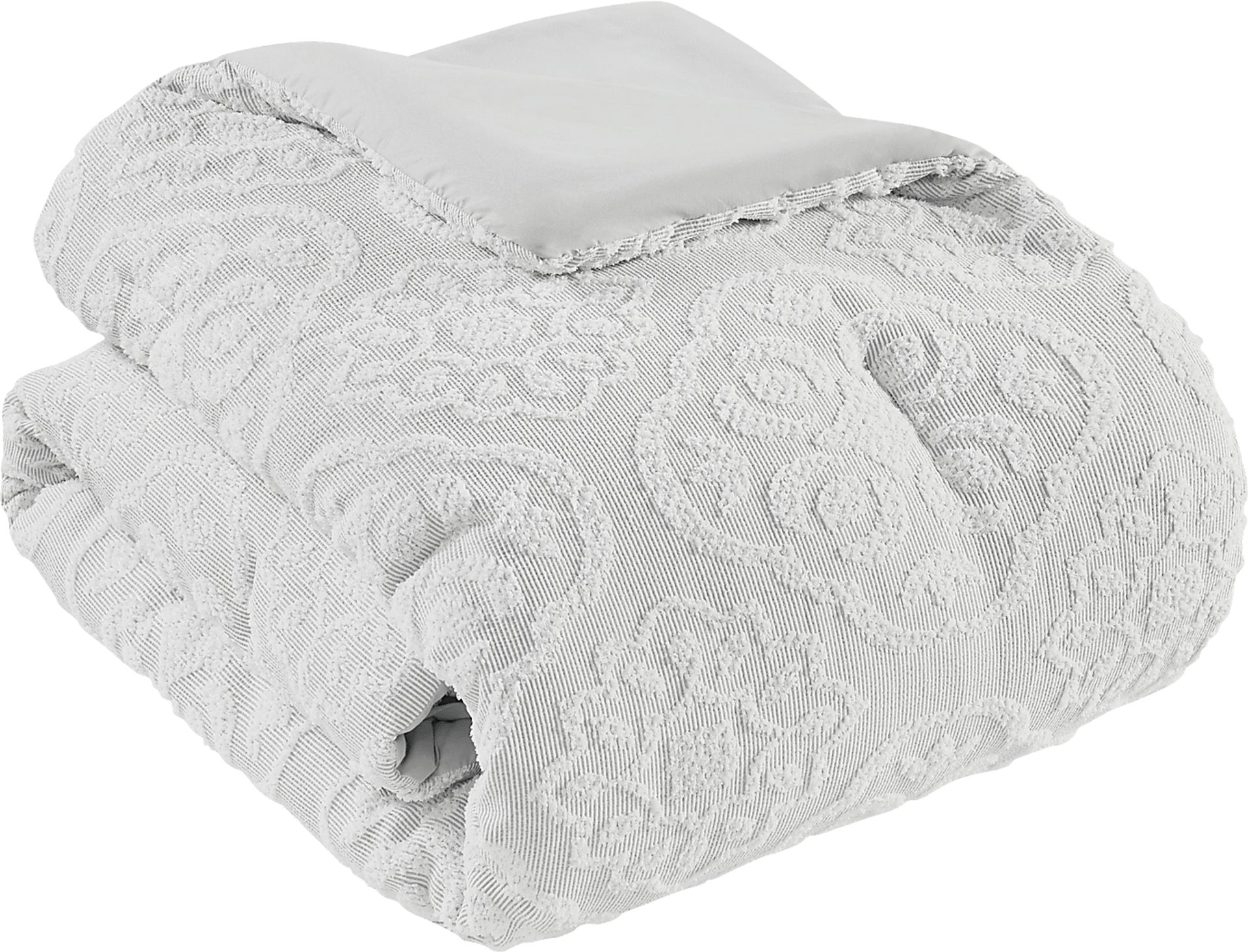 Retama Gray 3 Pc Full/Queen Comforter Set - Image 10