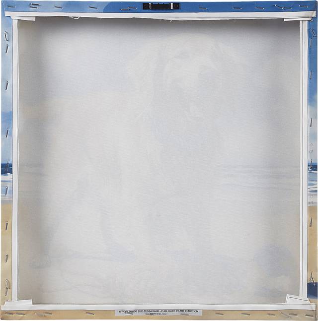 Retriever Playing Blue Wall Decor - Thumbnail - Image 6