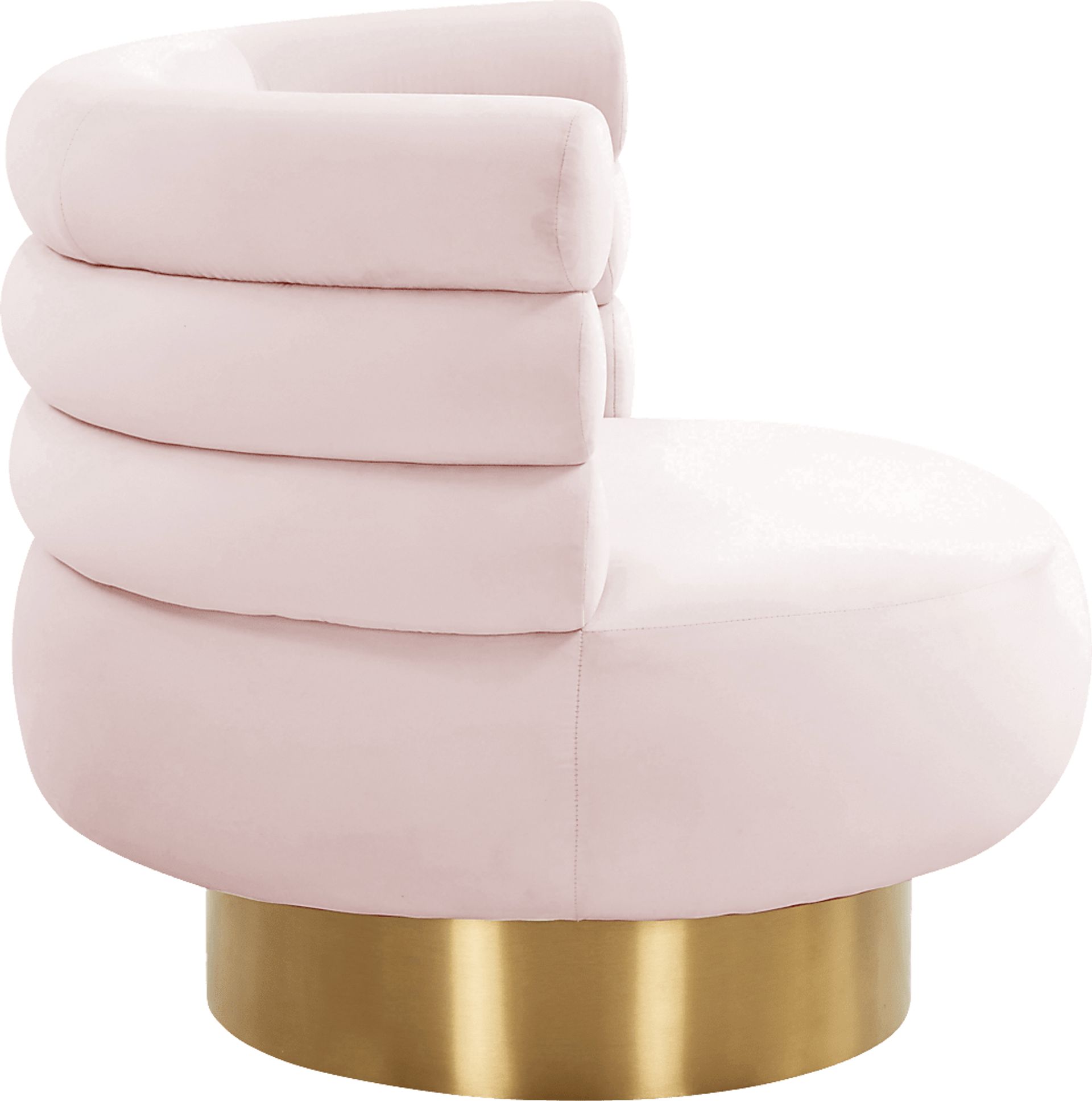Kids Retro Nest Blush Swivel Chair - Image 3