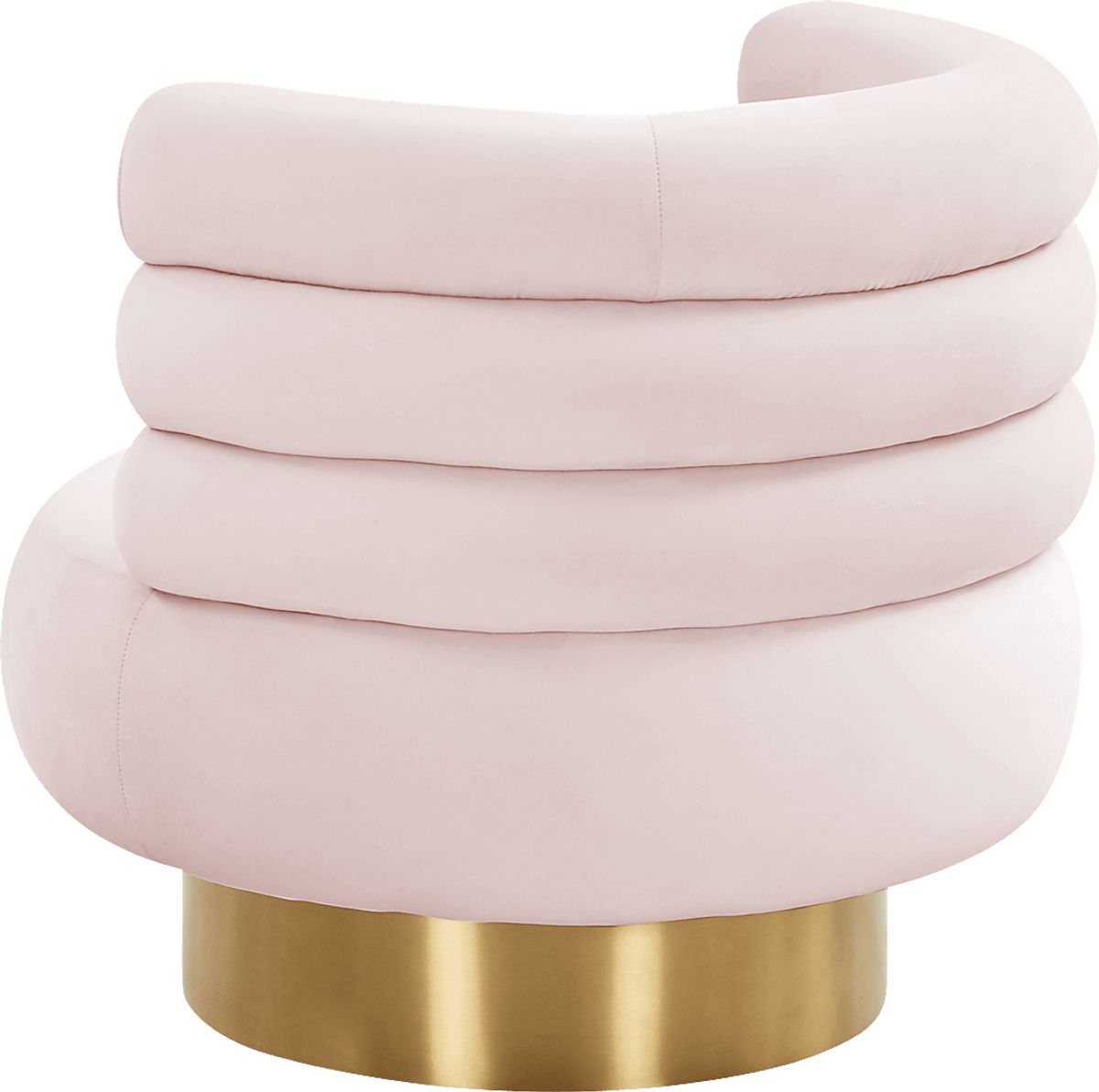 Retro Nest Blush Colors,Pink Swivel Chair | Rooms to Go