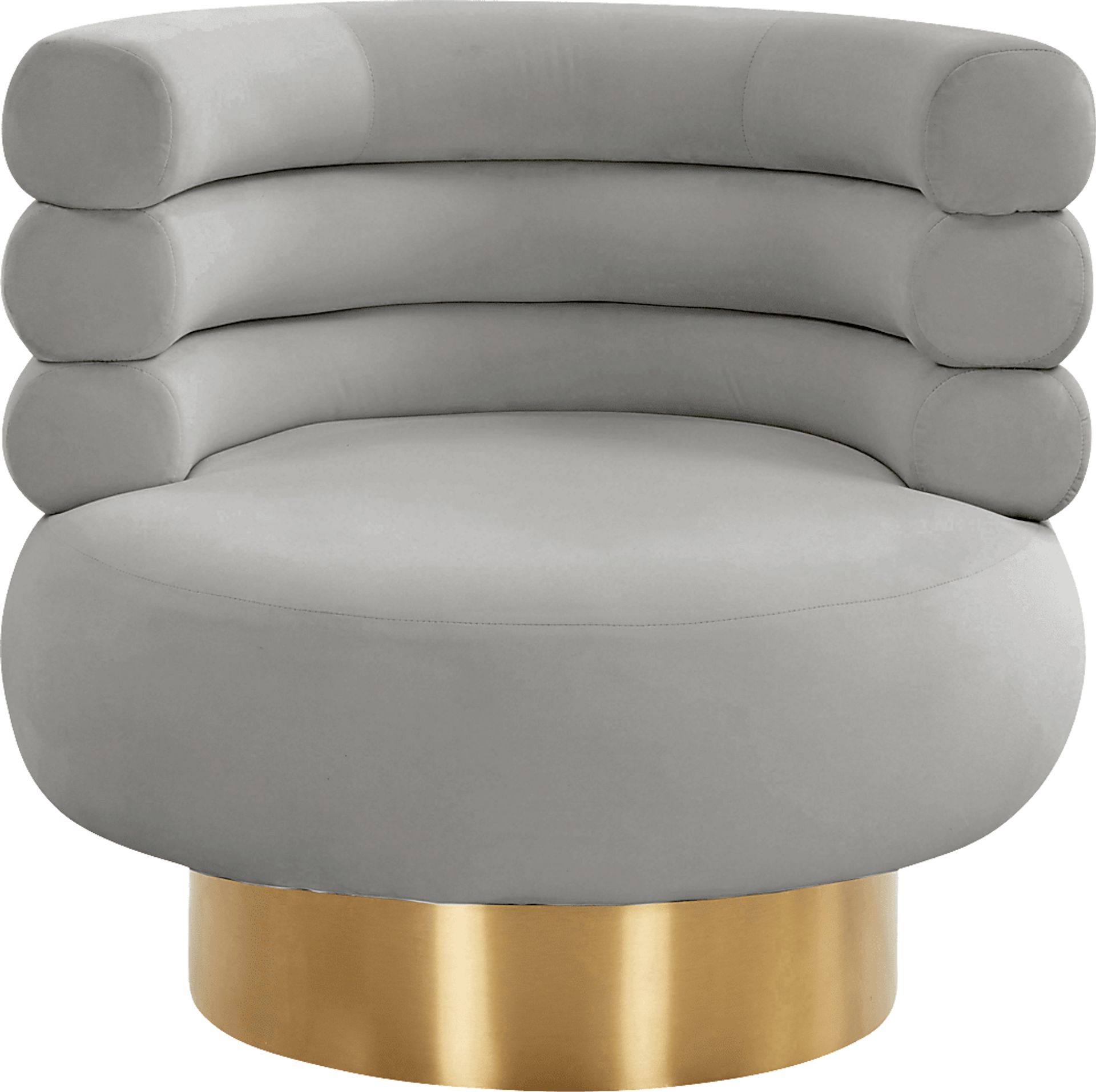 Retro Nest Gray Swivel Chair - Image 2