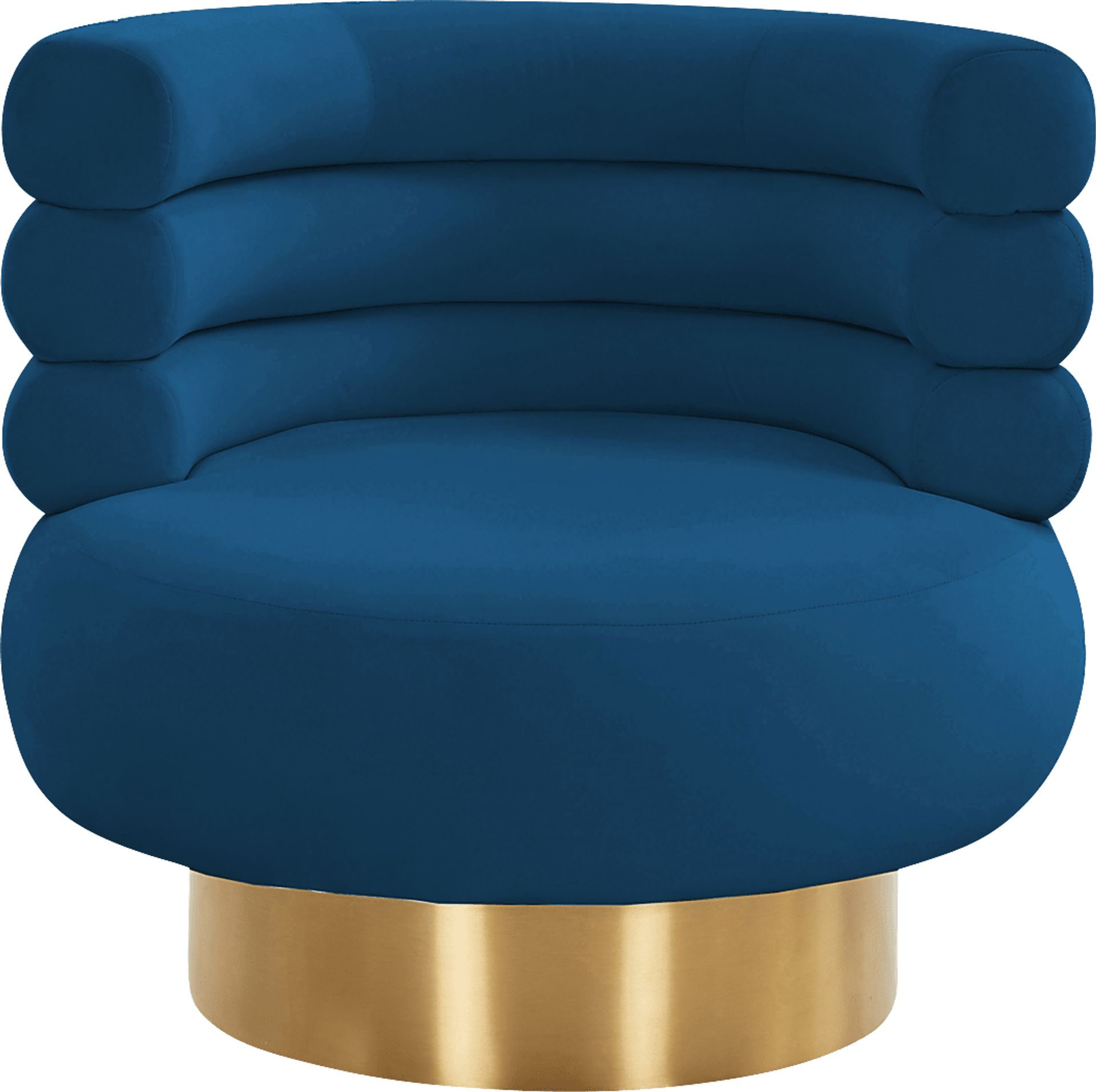 Retro Nest Navy Swivel Chair - Image 2