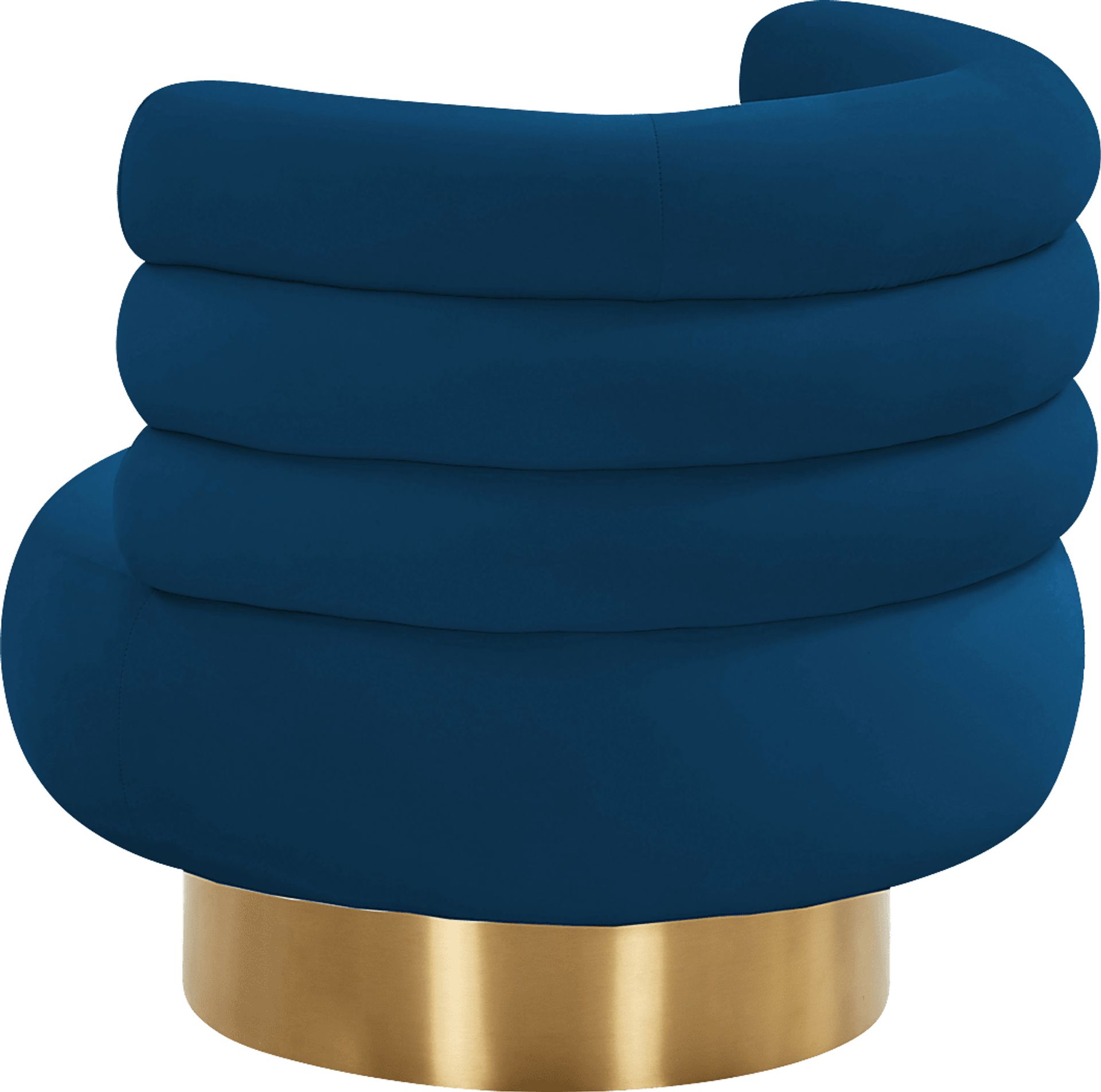Retro Nest Navy Swivel Chair - Image 4