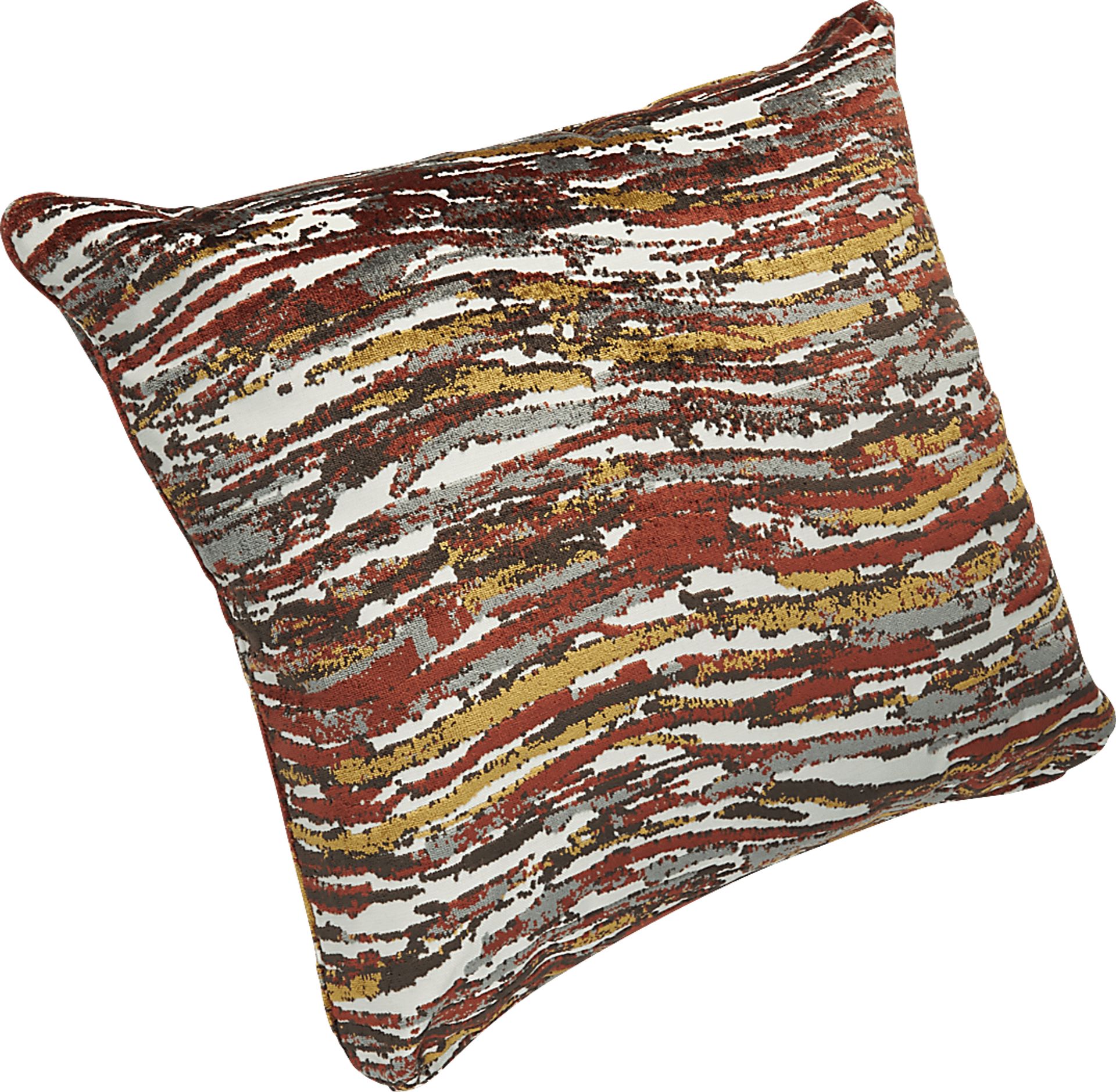 Retro Wave Caramel Pillow, Set of Two - Image 3