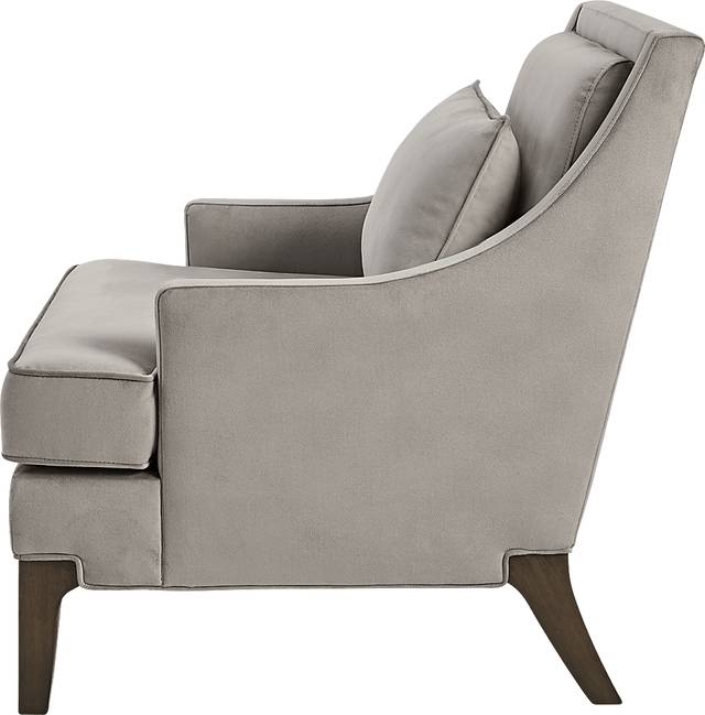Retta Gray Accent Chair - Thumbnail - Image 3