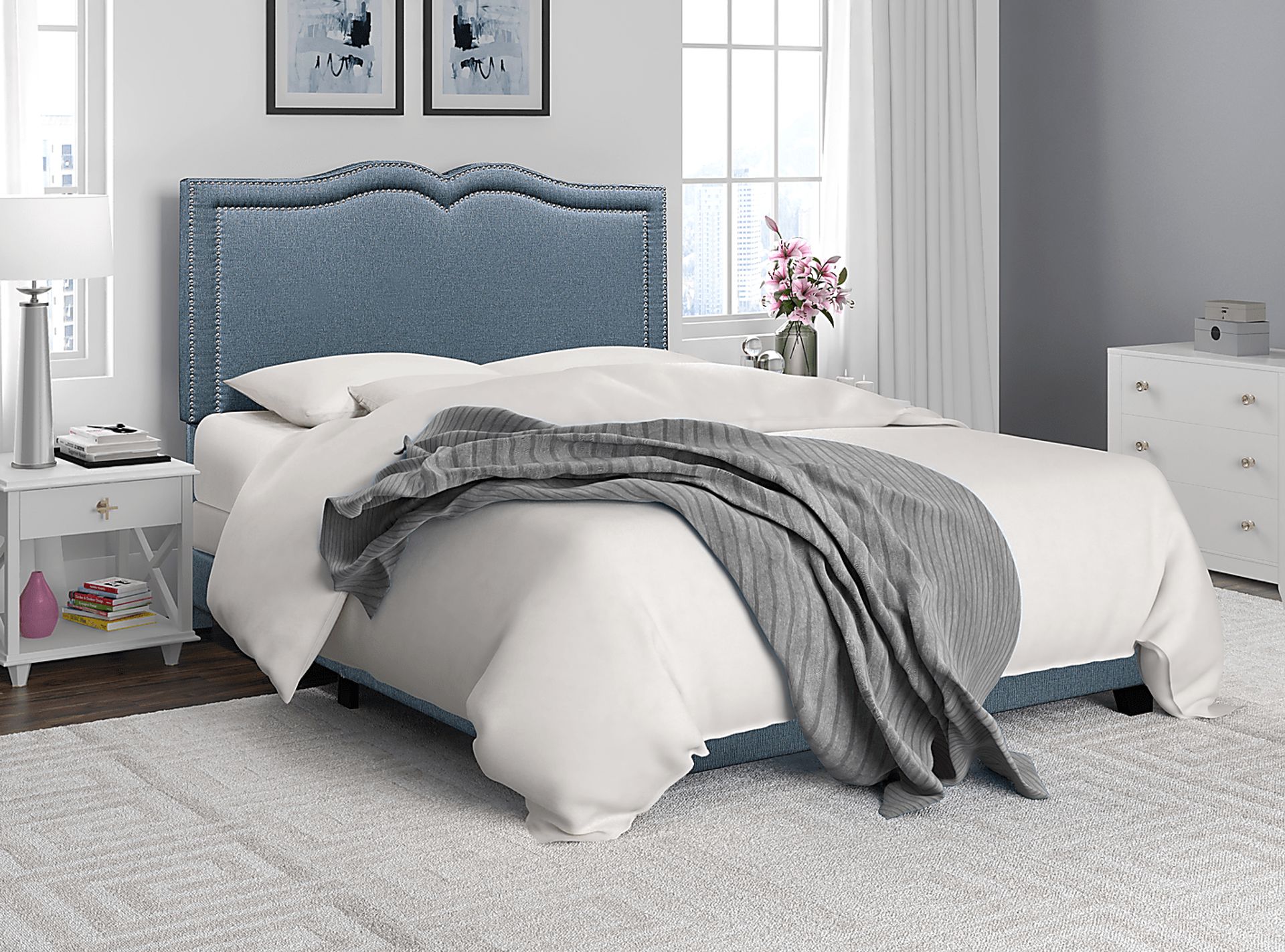 Reva Road Blue King Bed - Image 6