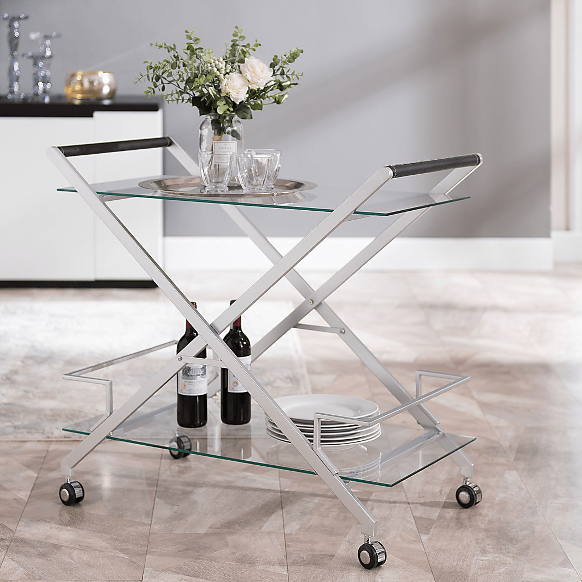 Revell Silver Bar Cart - Image 6