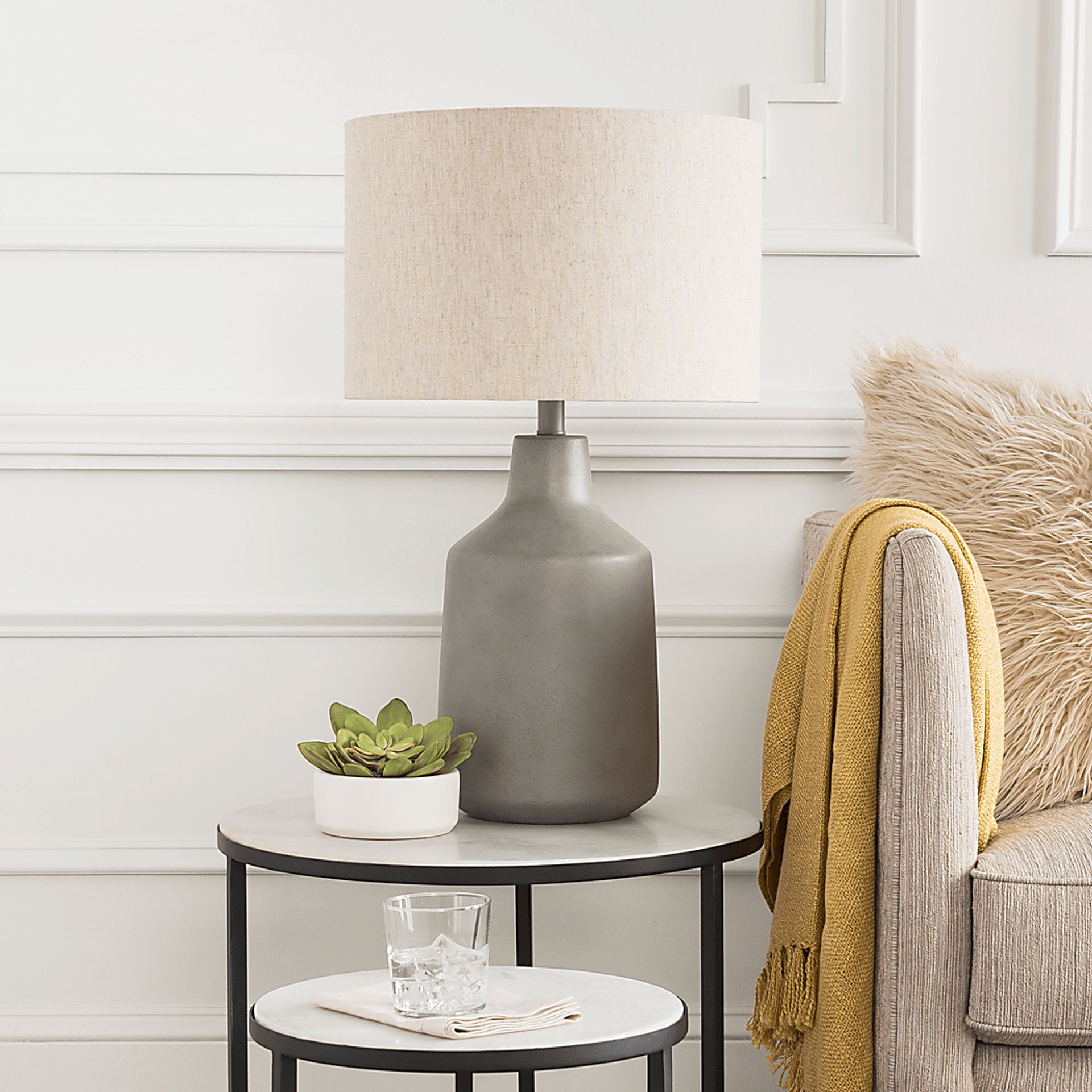Revere Summit Gray Lamp - Image 5