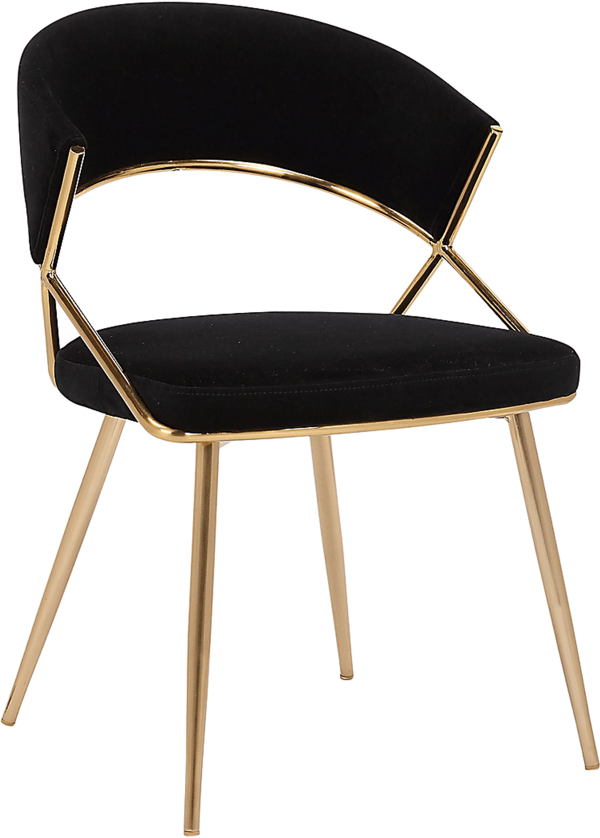 Reverrend Black Side Chair, Set of 2 - Image 2