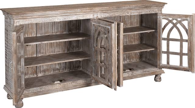 Rexdale Beige Credenza - Thumbnail - Image 3