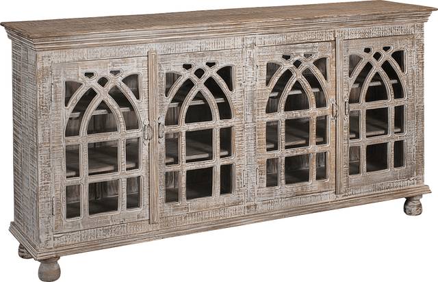 Rexdale Beige Credenza - Thumbnail - Image 1