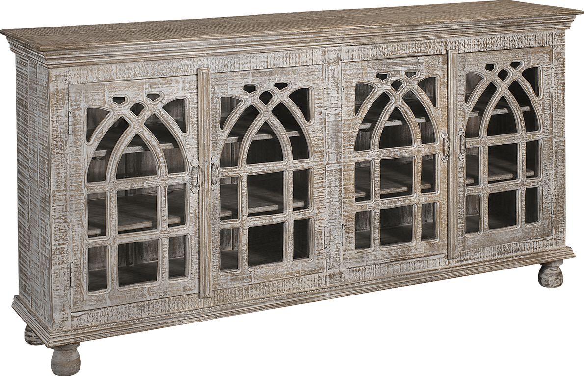 Rexdale Beige Credenza - Rooms To Go