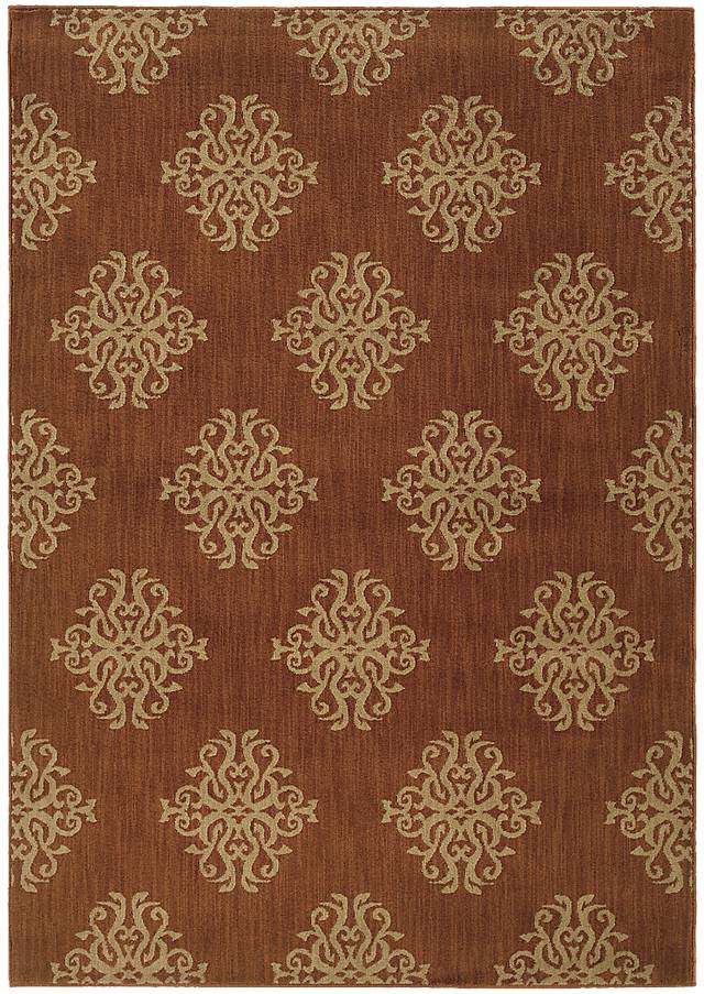 Reyes 7'8 x 10'10 Orange Rug - Thumbnail - Image 1