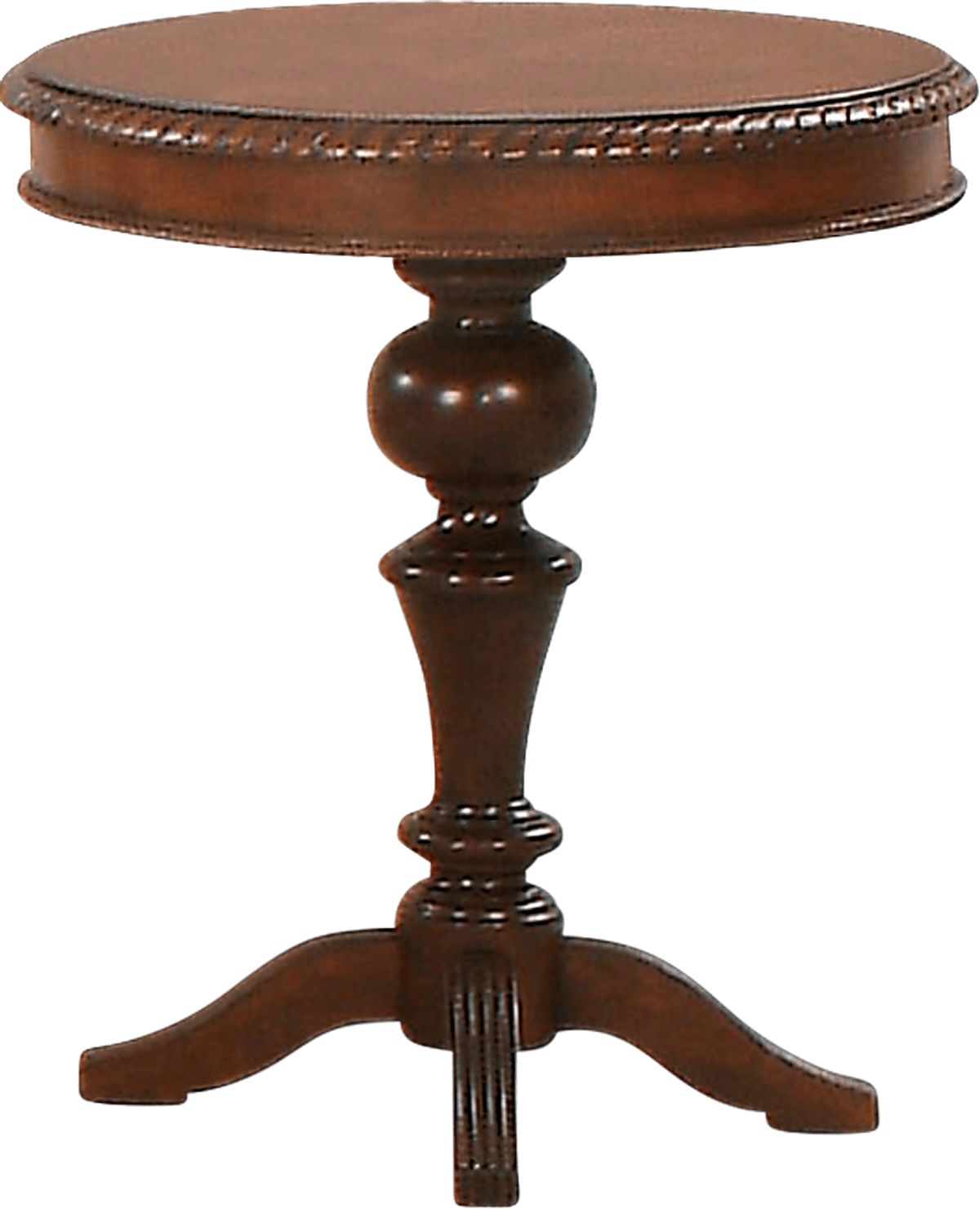 Reykin Cherry Dark Wood End Table Rooms to Go