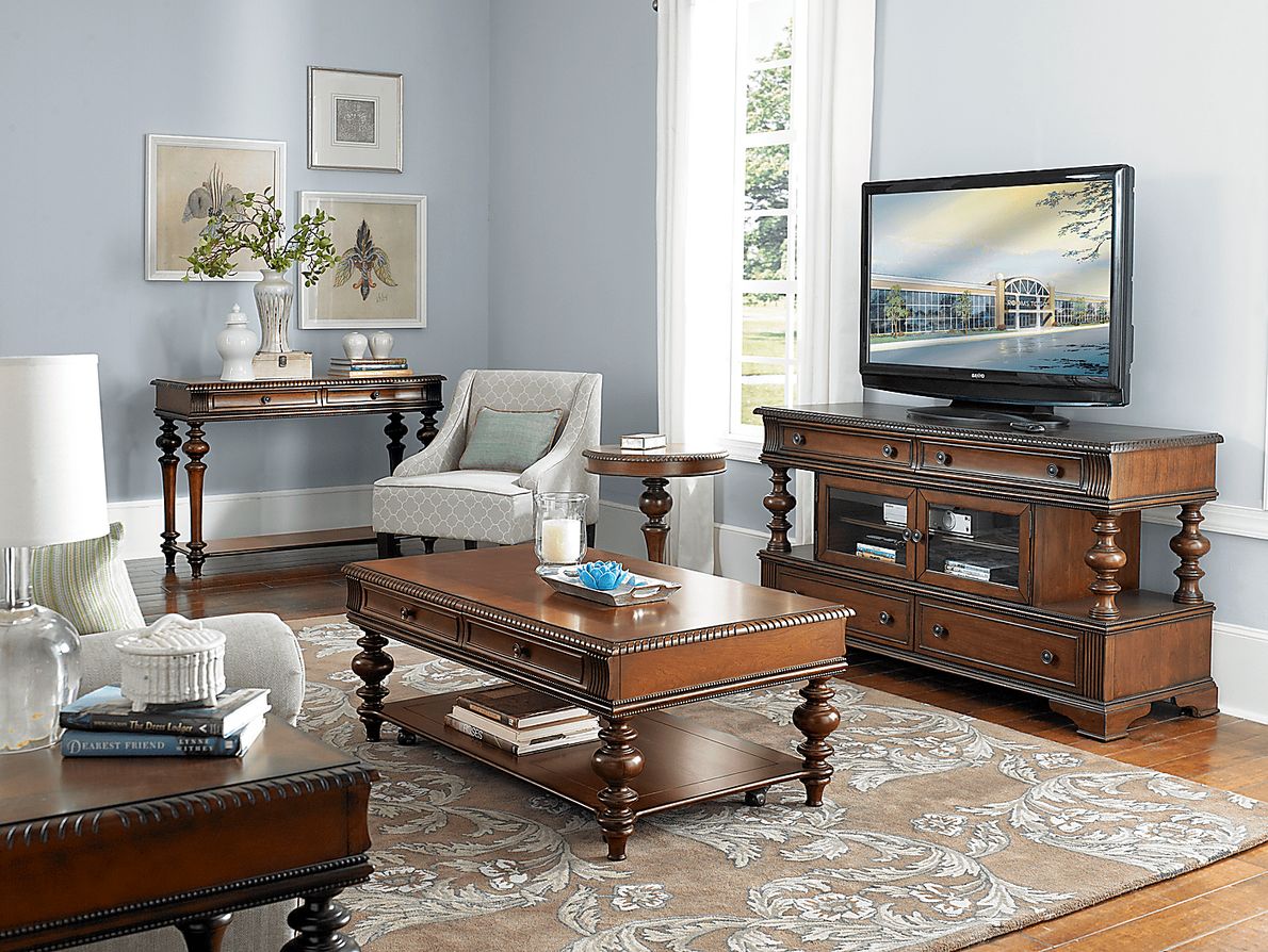 Reykin Cherry Sofa Table